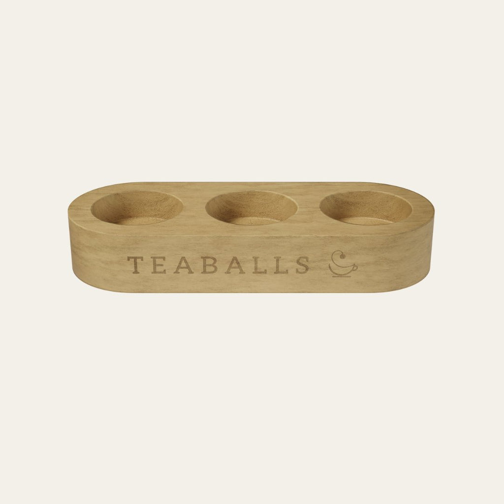 TEABALLS - Premium Holzaufsteller für 3 Glasflaschen, ideal für die stilvolle Präsentation von Getränken