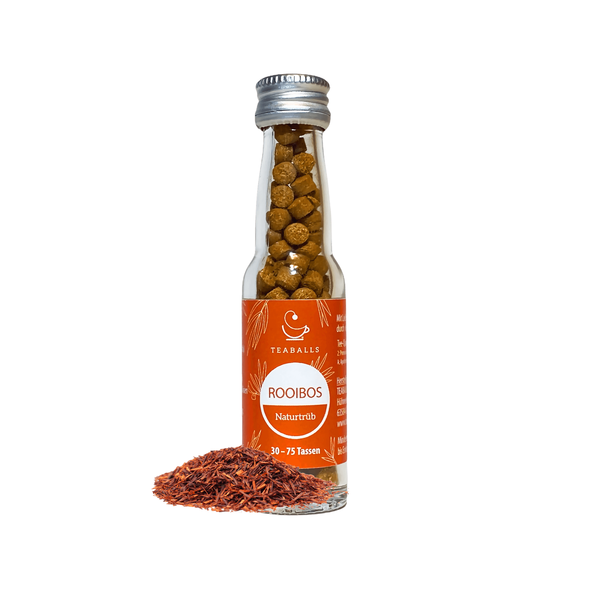 TEABALLS – Bio Rooibos | Naturtrüb | 30-75 Tassen - TEABALLS OFFICIAL | TEABALLS Schweiz | Tee ohne Beutel 